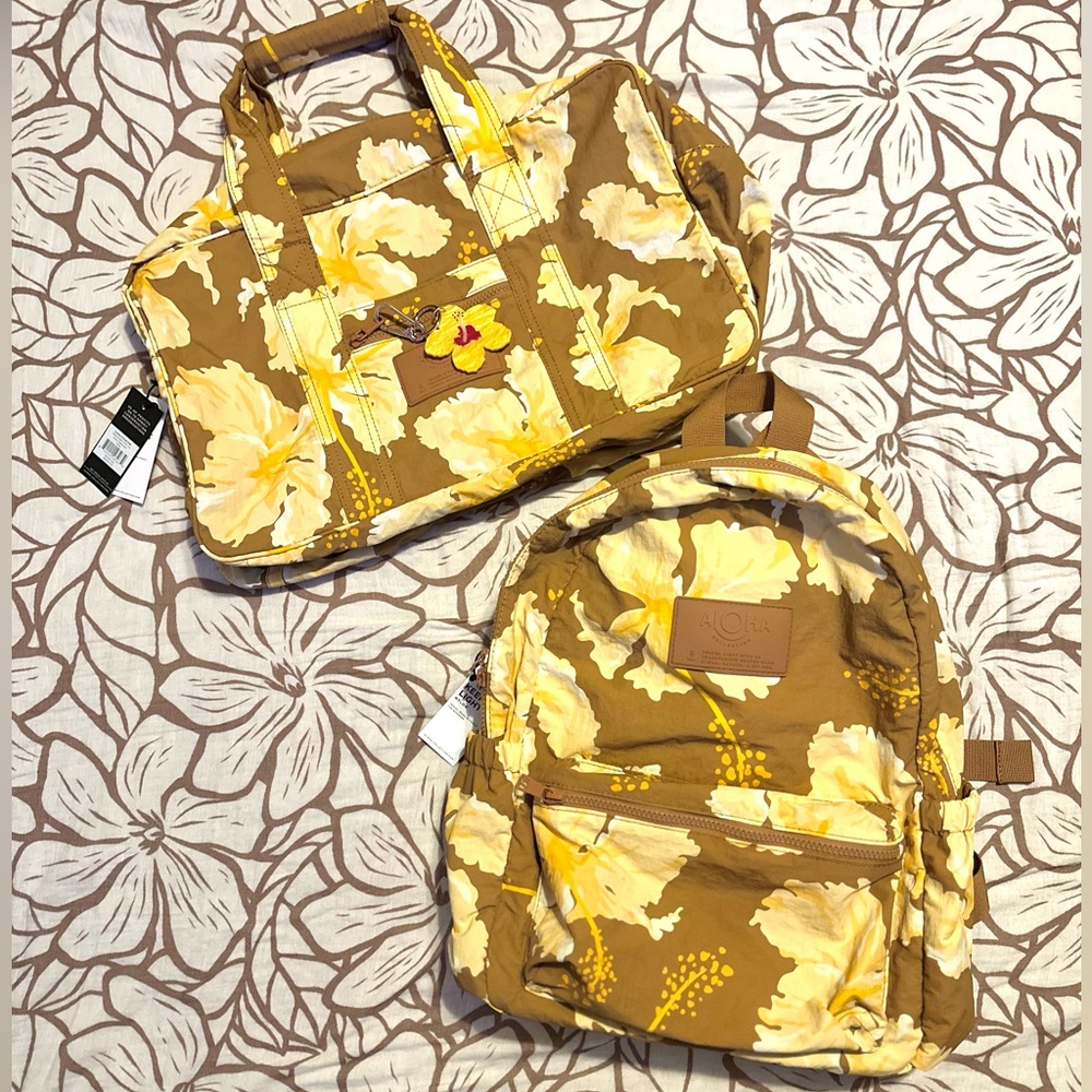 ALOHA Collection Tahaʻa Toffee Weekender & backpack